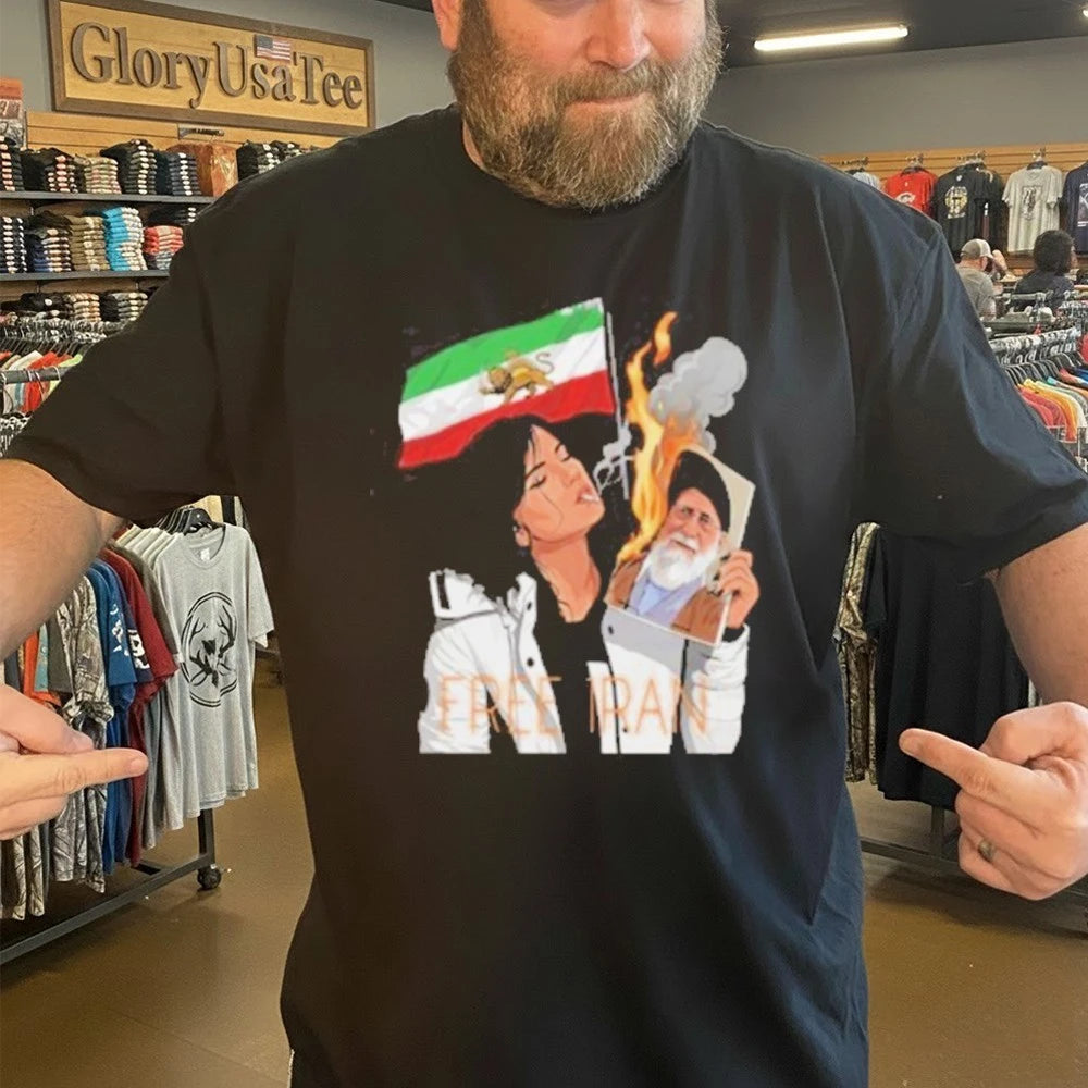 Lion And Sun Flag Persian Free Iran Shirt