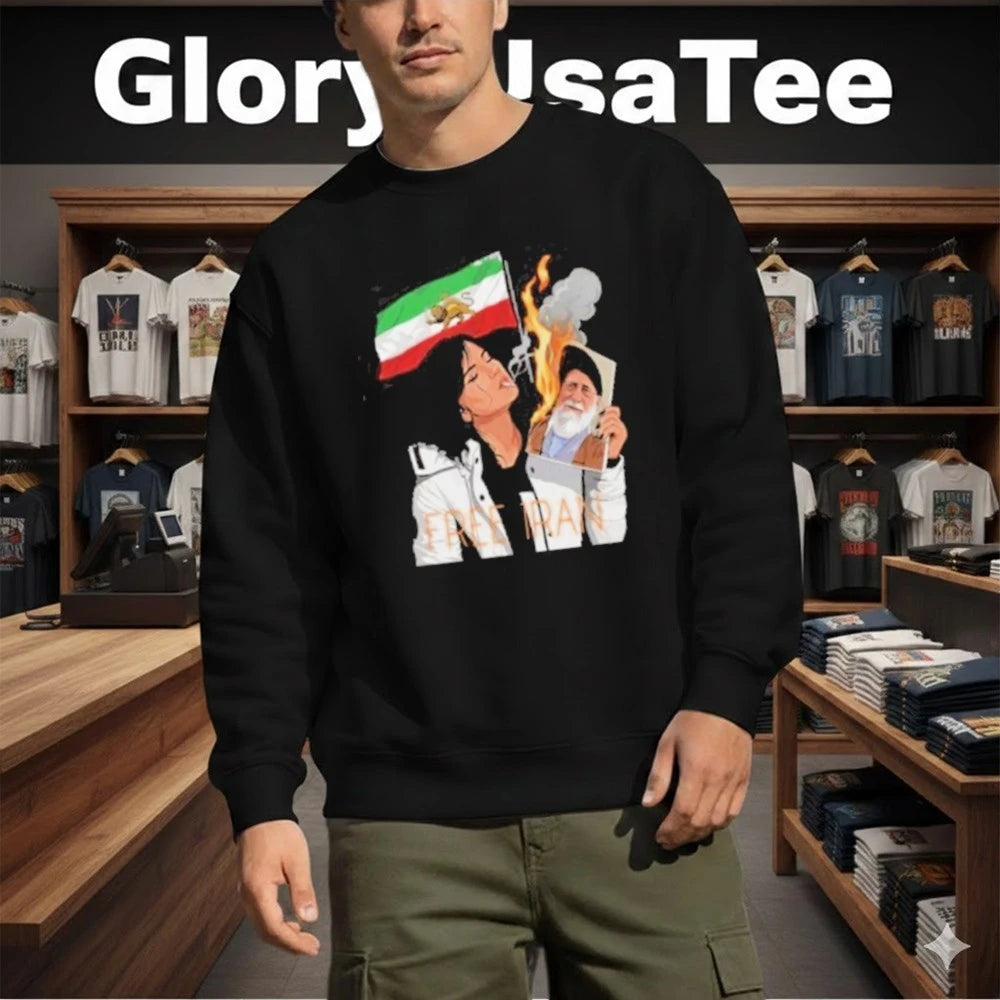 Lion And Sun Flag Persian Free Iran Shirt