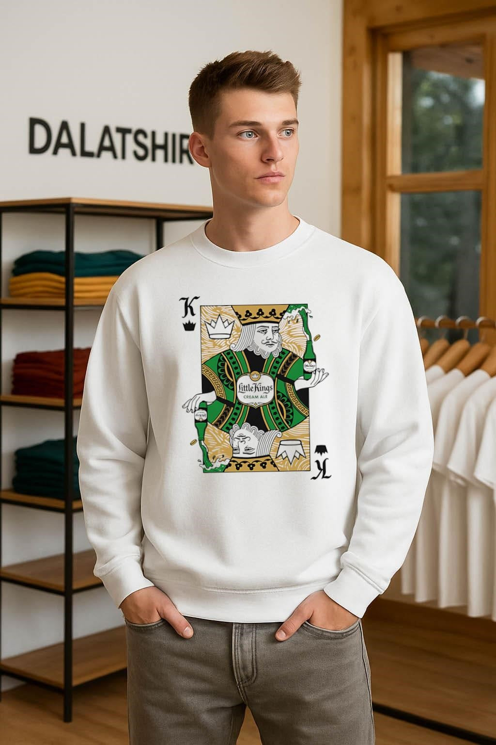 Little Kings Cream Ale King Playing Card Bottle shirt