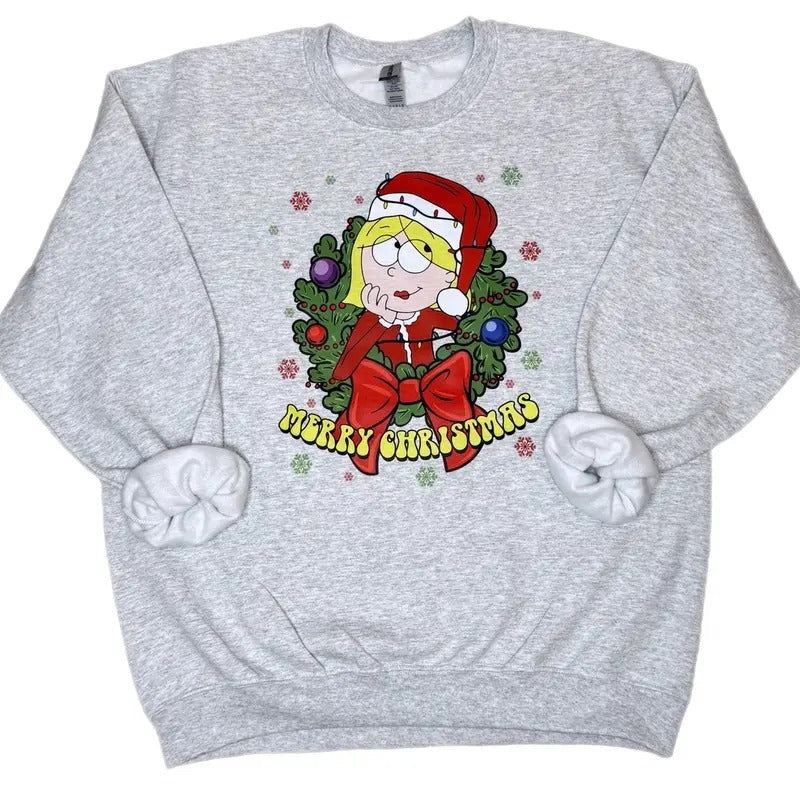 Lizzie Merry Christmas Sweatshirt T-Shirts, Hoodie | TeeBloomCo.com