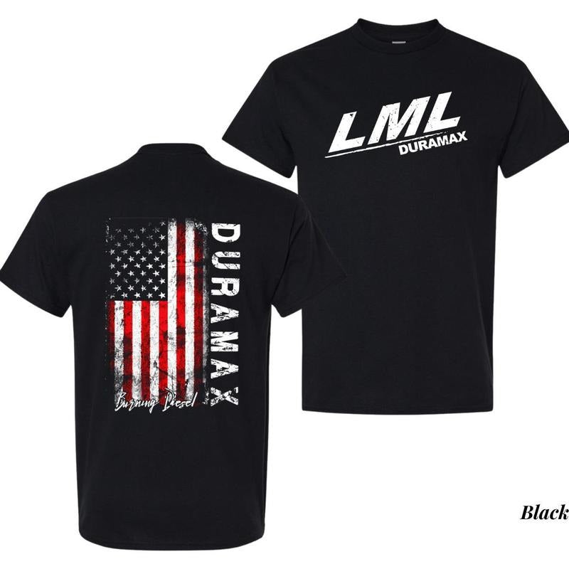 Lml Duramax Mens With American Flag T- Shirt Cotton Fabic Soft Top For Men And Women Pullover For Daily Wear Hoodie,...