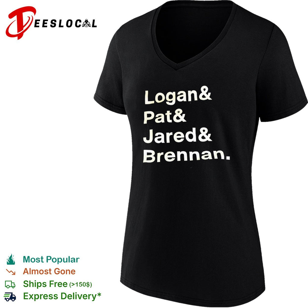 Logan and Pat and Jared and Brennan shirt