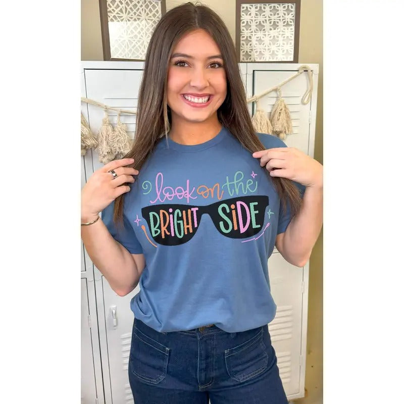 Look On The Bright Side Graphic T-Shirt Hoodie, Sweatshirt | TeeBloomCo.com