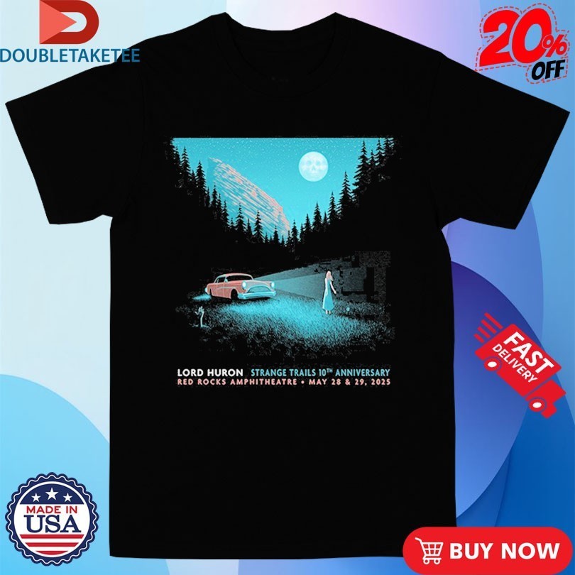 Lord Huron Morrison, CO Red Rocks Amphitheatre Event May 28 And 29, 2025 T-shirts