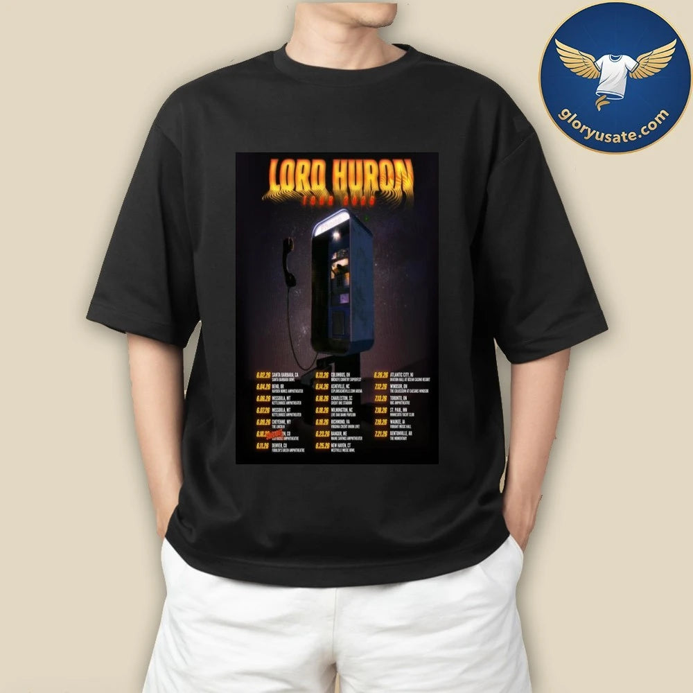 Lord Huron US &amp; Canada Tour 2026 Poster Shirt