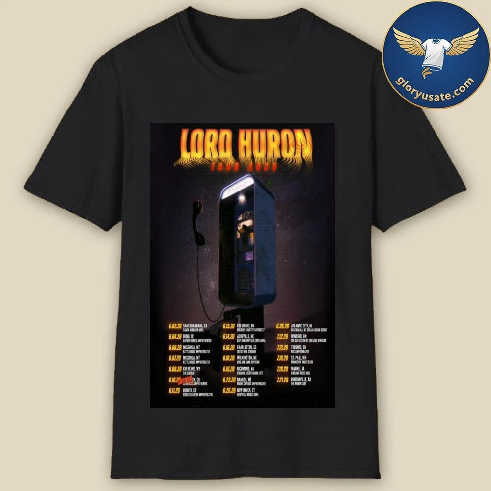 Lord Huron US &amp; Canada Tour 2026 Poster Shirt