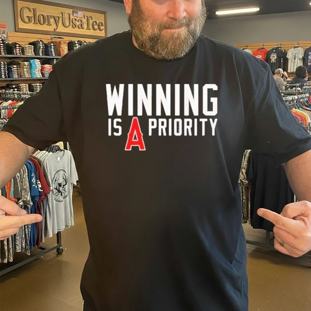 Los Angeles Angels Winning Is A Priority Shirt