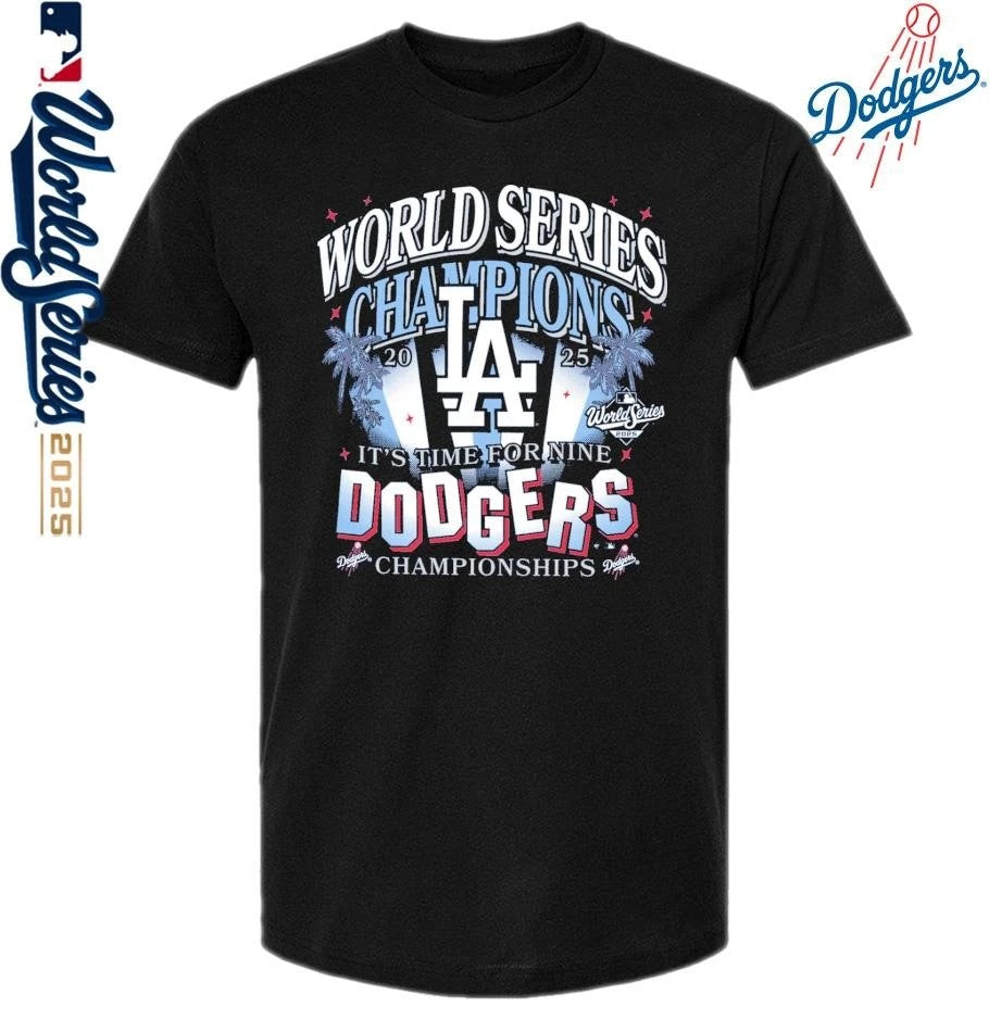 Los Angeles Dodgers ’47 2025 World Series Champions Spotlights Franklin T-Shirt