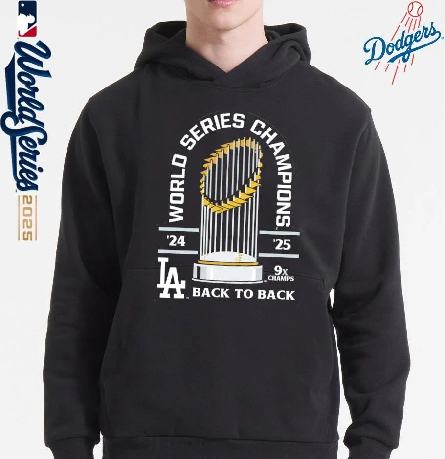Los Angeles Dodgers Back-To-Back World Series Champions T-Shirt