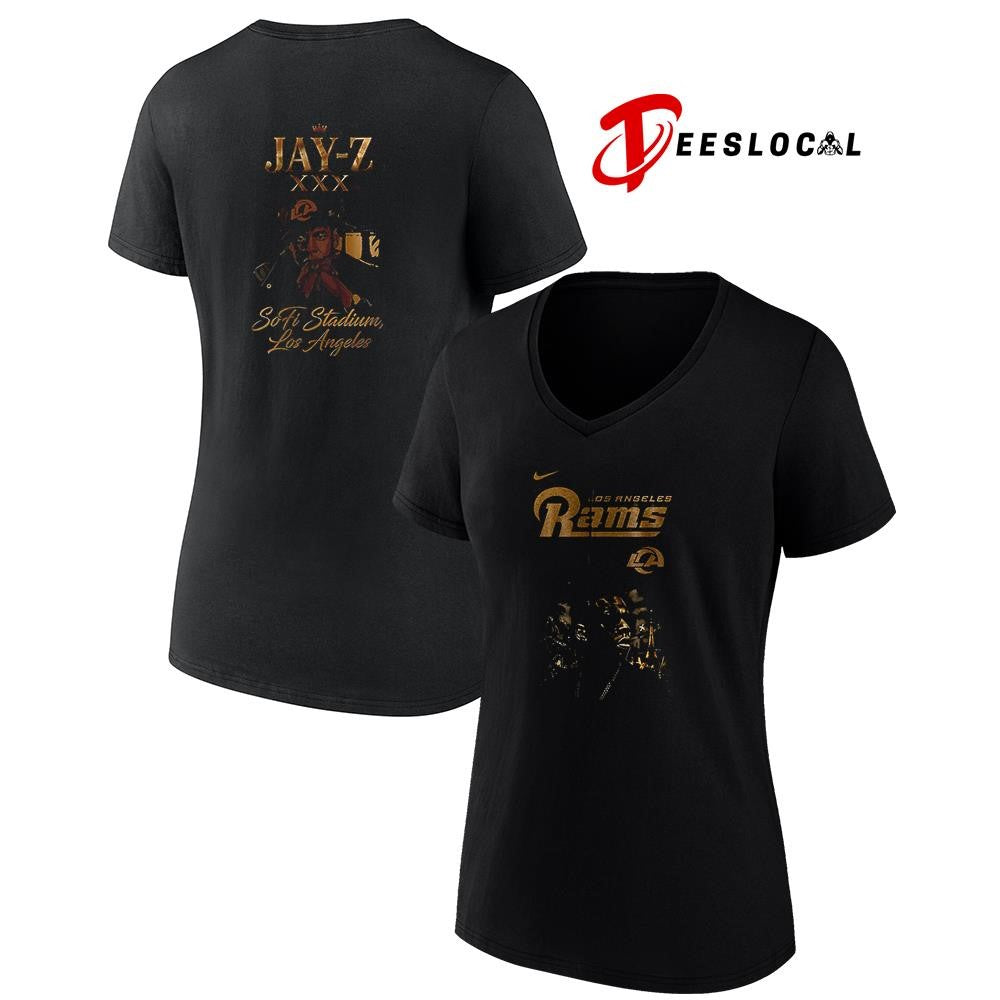 Los Angeles Ram x JAY Z XXX Sofi stadium graphic shirt