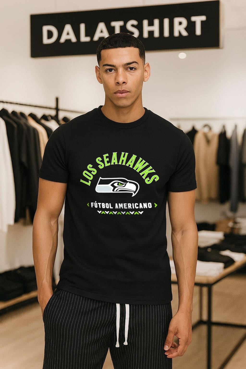 Los Seahawks Futbol Americano Logo shirt
