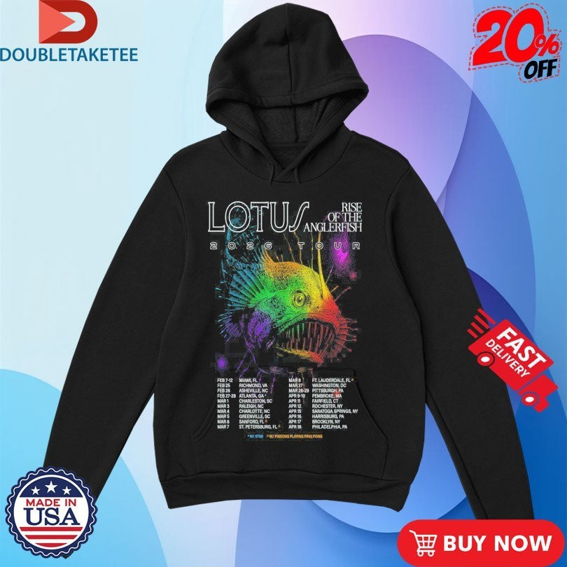 Lotus Rise Of The Anglerfish Tour 2026 Dates Shirts