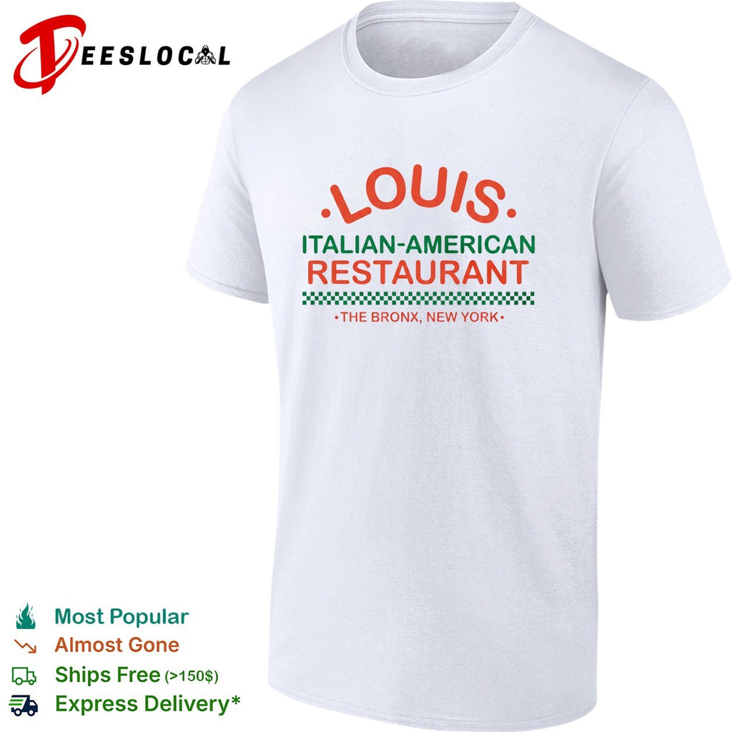 Louis Italian-American Restaurant The Bronx New York vintage shirt