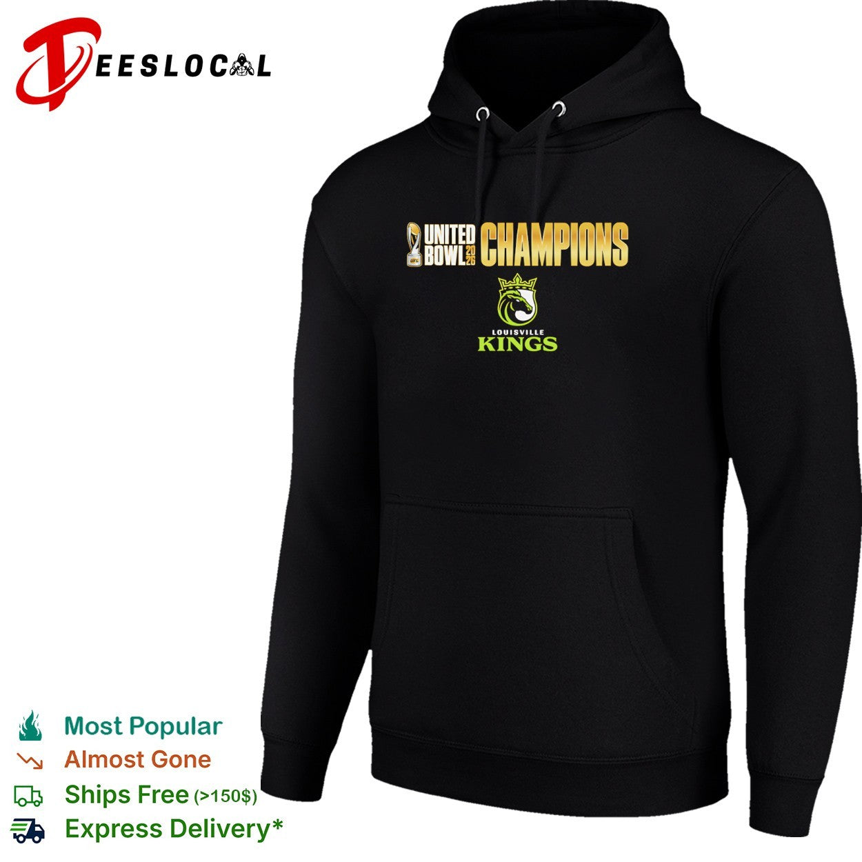 Louisville Kings United Bowl 2026 Champions UFL shirt