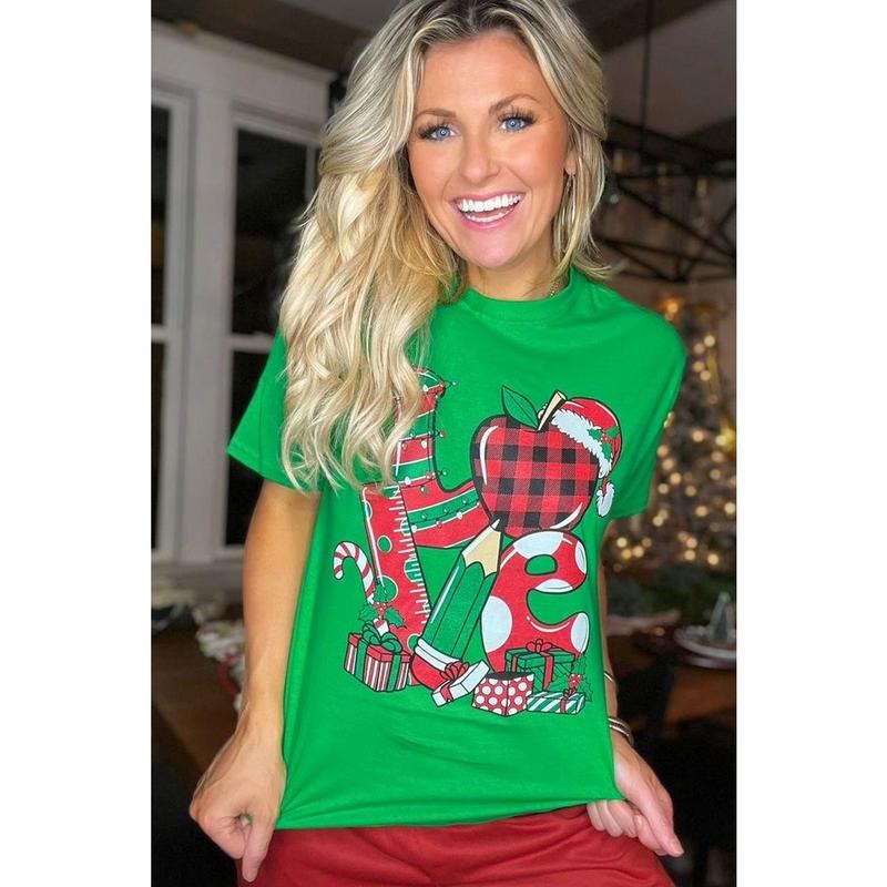 Love Christmas Teacher T-Shirt Hoodie, Sweatshirt | TeeBloomCo.com