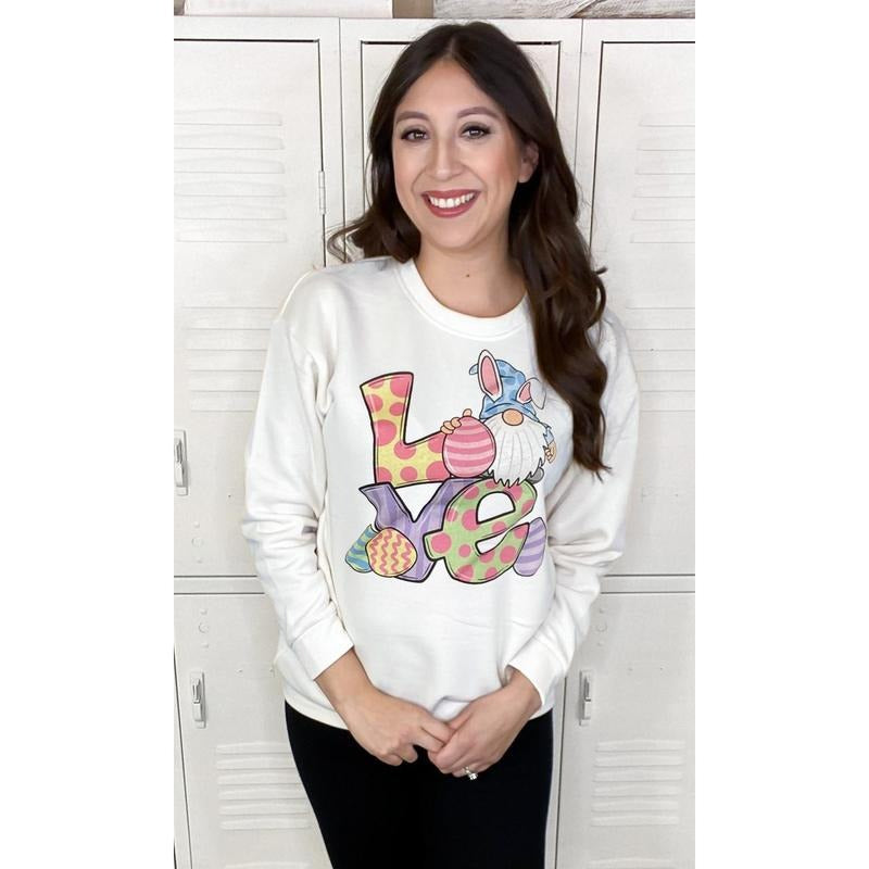 Love Gnome Easter Sweatshirt T-Shirts, Hoodie | TeeBloomCo.com