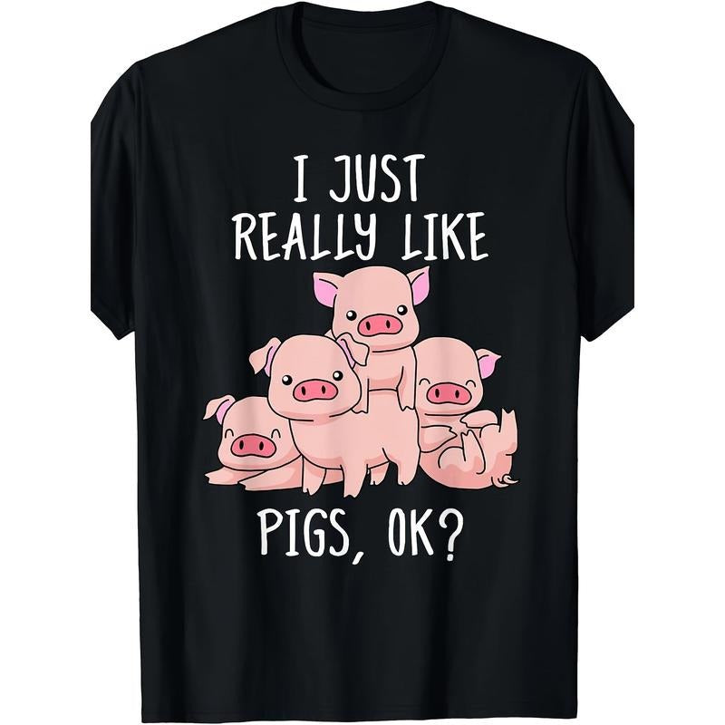 Love Pig T-Shirt Gifts Pigs Tshirt Men Cute Swine T-Shirt -  made in usa Hoodie, Sweatshirt | TeeBloomCo.com