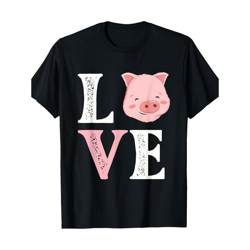 Love Pigs - Pig Lover Pig Farming Piglet Farmer Farm Animal T-Shirt-100%cotton-220g made in usa Hoodie, Sweatshirt