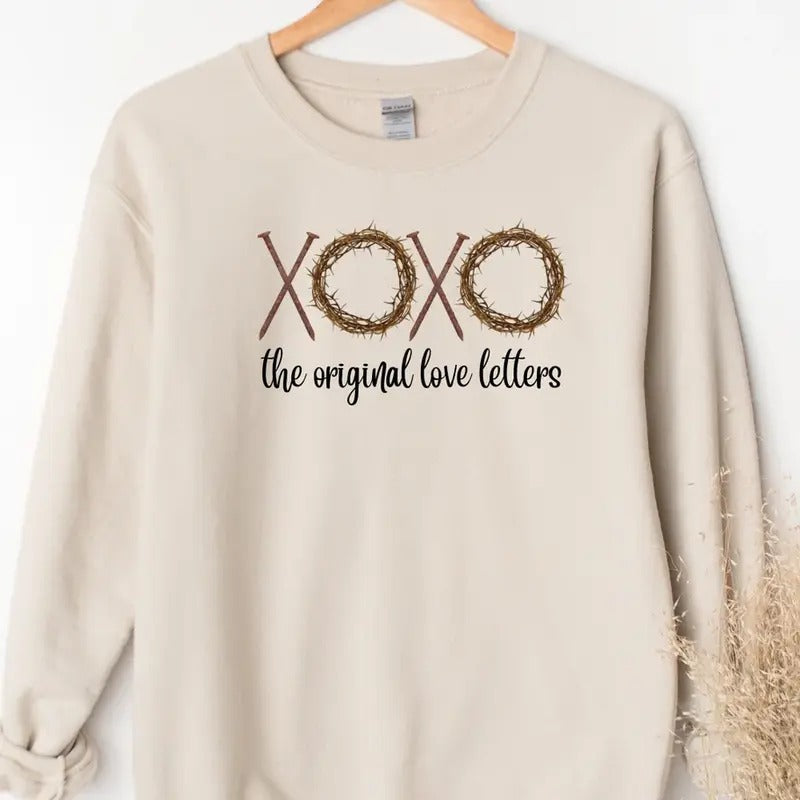 Love Sweatshirt, Heart Hoodie, Valentines Day Sweatshirt, Women's Sweatshirt, Couple Sweatshirt, Gift For Her, Love...