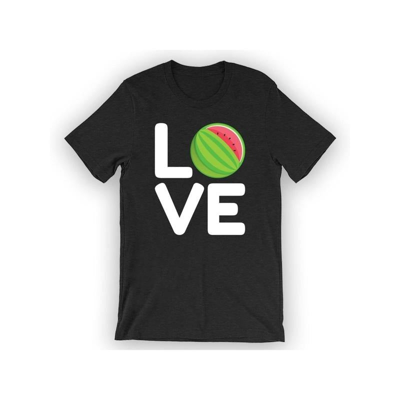 Love watermelon T-shirt suitable for both men and women, humorous watermelon party shirt 220g made in usa Hoodie, Sweatshirt