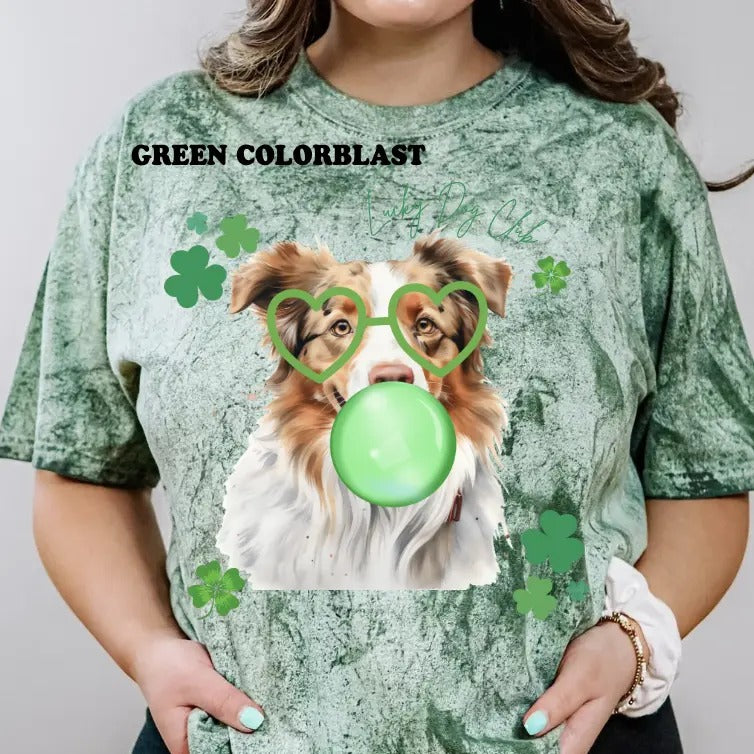 Lucky Dog Red Merle Aussie Shirt ~ Unisex Apparel Relaxed Fit Printed In The USA Clothing Womenswear Casual Comfort...
