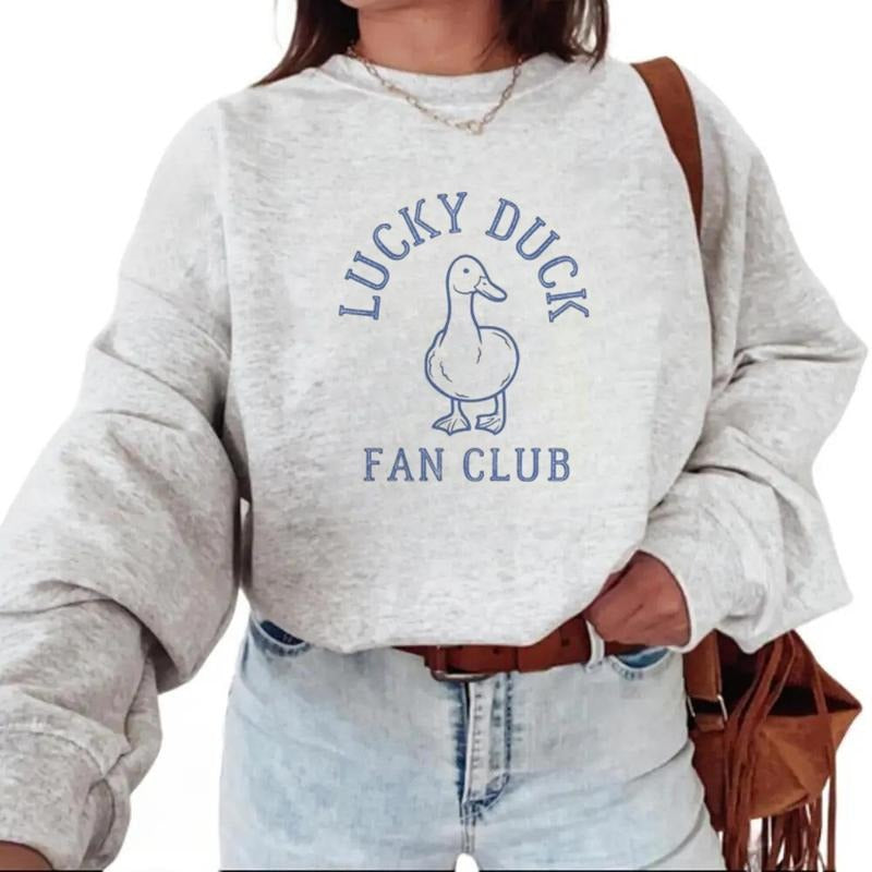 Lucy Duck Fan Club Shirt Silly Lucky Duck Club Shirt Birthday T-Shirt Hoodie Unisex Sweatshirt | TeeBloomCo.com