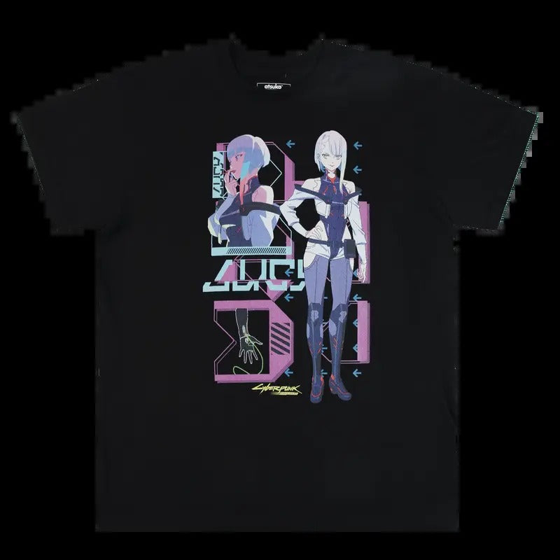 Lucy Posing T-Shirt - Cyber Punk Anime Tee , Anime shirt, Japanese Anime, Birthday Gift Hoodie, Sweatshirt | TeeBloomCo.com