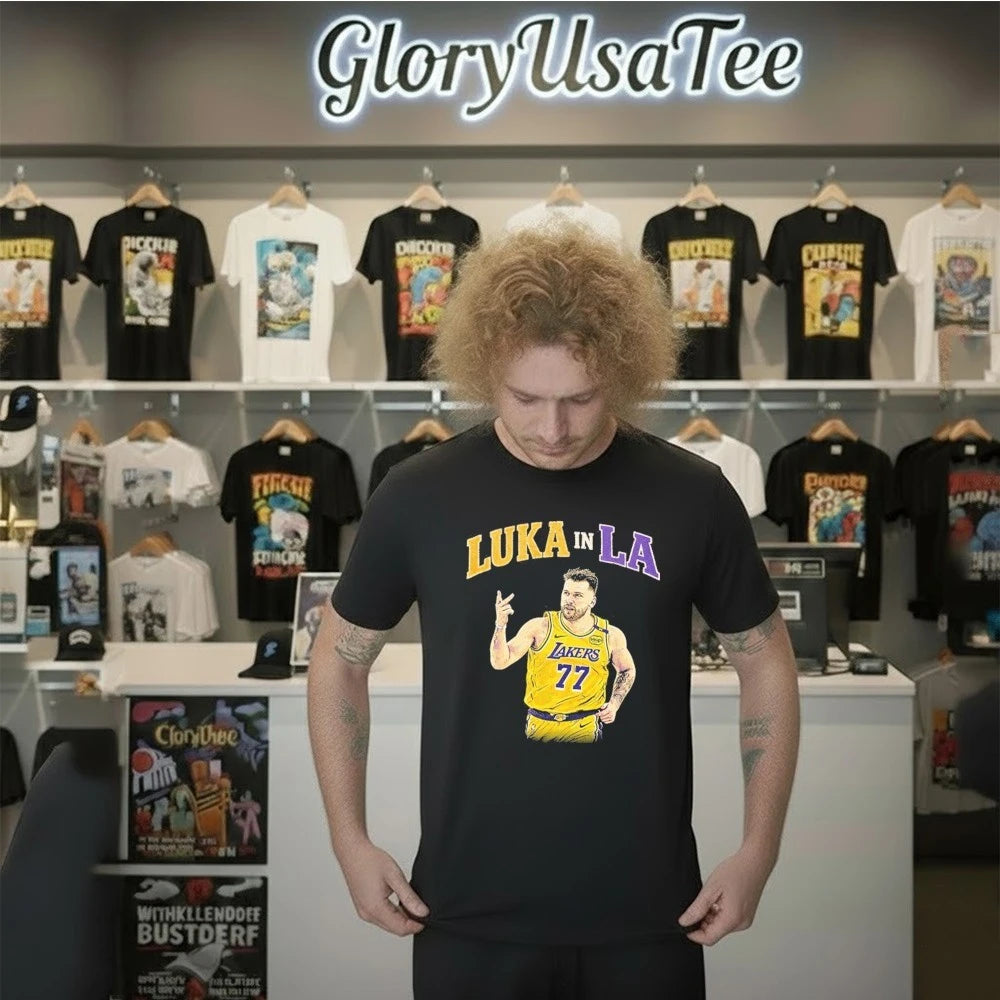 Luka Doncic 77 Los Angeles Lakers Luka In LA Graphic Shirt