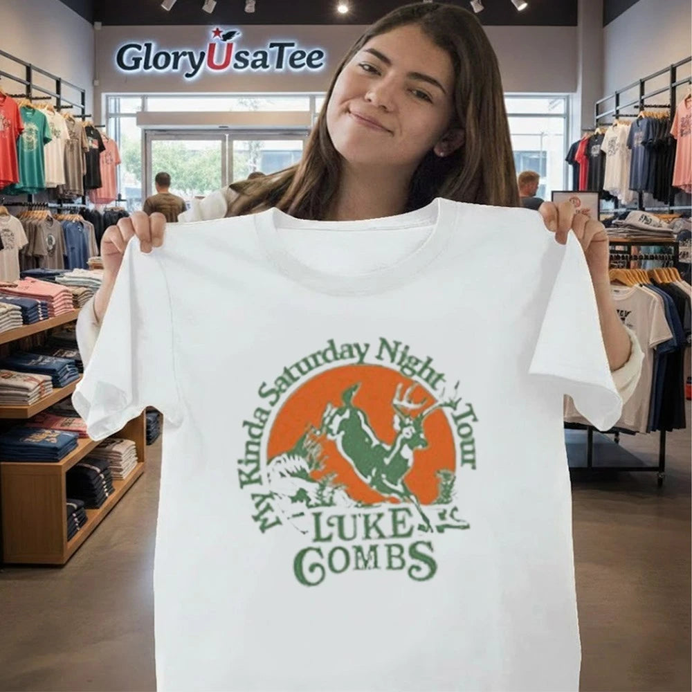Luke Combs Store My Kinda Saturday Night Tour Shirt