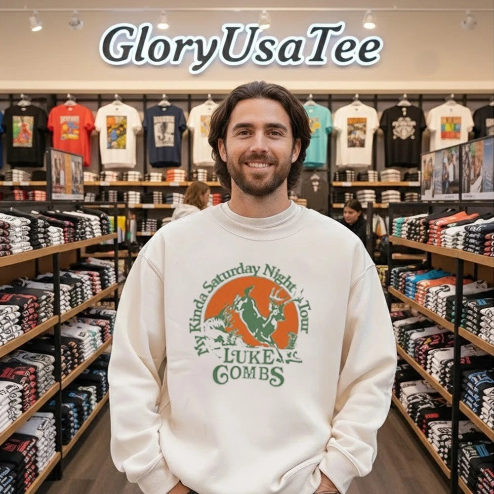 Luke Combs Store My Kinda Saturday Night Tour Shirt