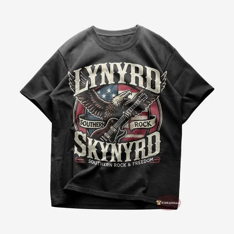 Lynyrd Skynyrd T-Shirt, Free Bird, Gift for Southern Rock Lovers, Premium Music Apparel Hoodie, Sweatshirt | TeeBloomCo.com