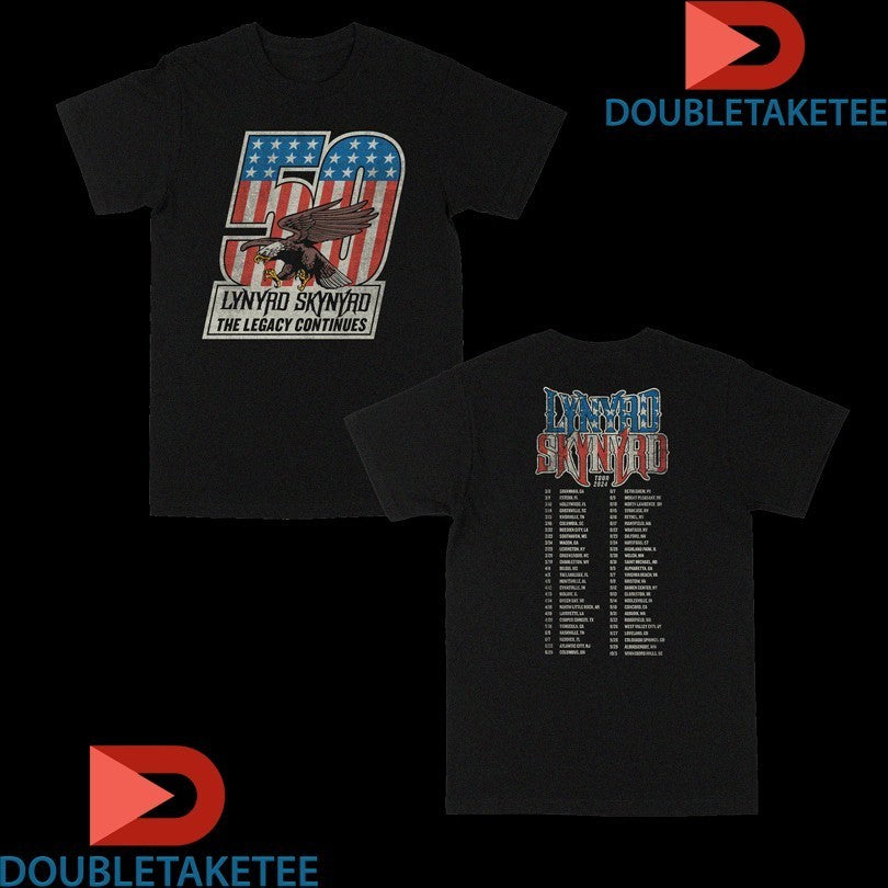 Lynyrd Skynyrd The Legacy Continues Flying Eagle Tour 2024 Dates Shirts
