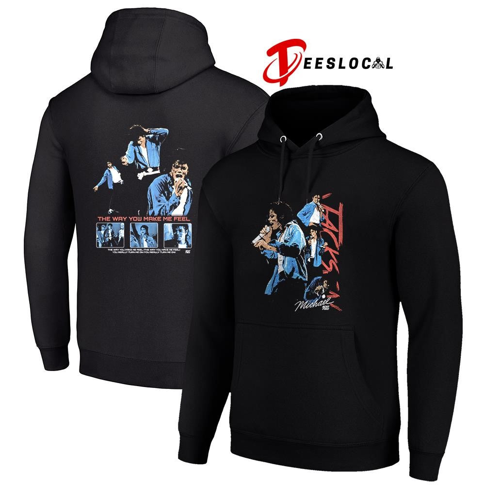 M Jackson the way you make me feel graphic shirt