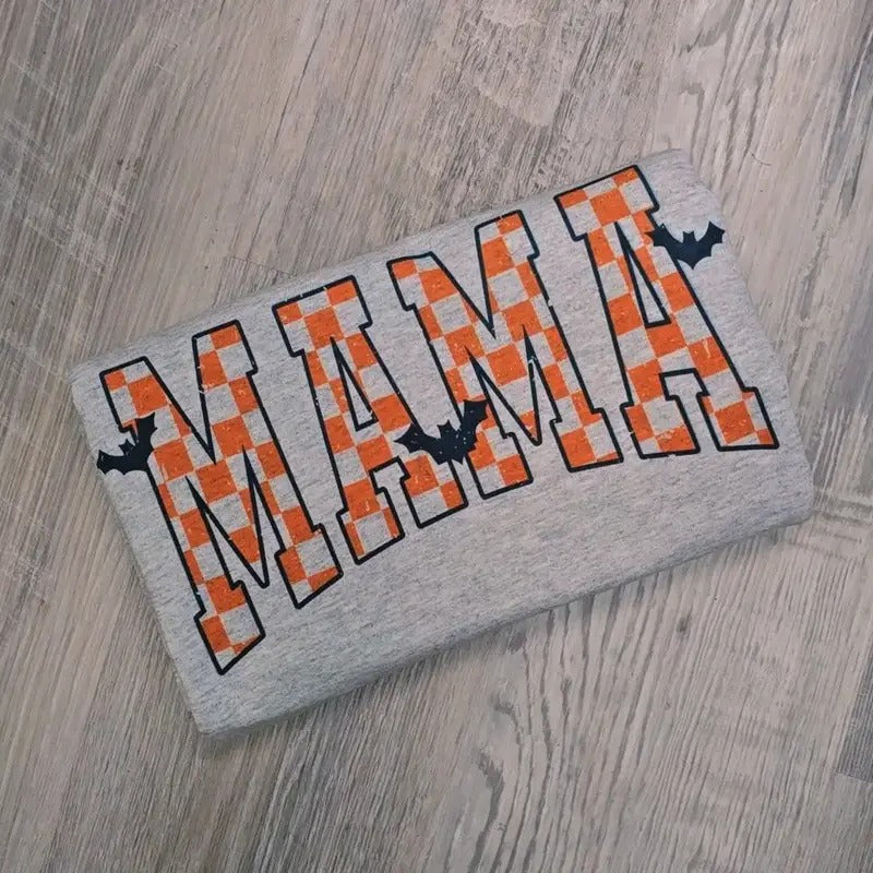 MAMA bats spooky Graphic Tee or Sweatshirt Hoodie | TeeBloomCo.com