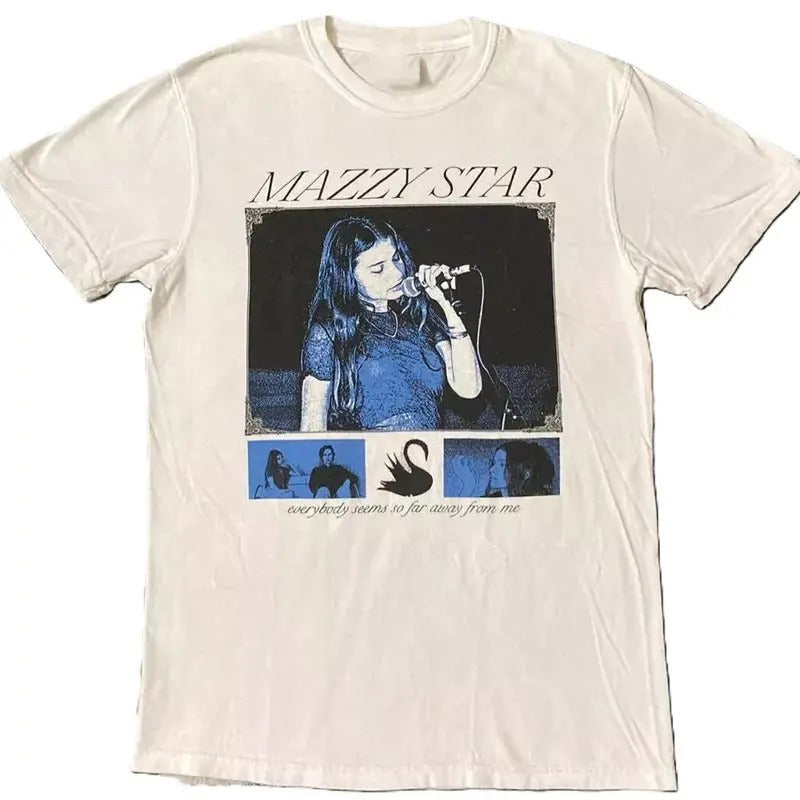 MAZZY STAR Band White All Size T-Shirt Men Women gift unisex cotton Shirt Hoodie, Sweatshirt | TeeBloomCo.com
