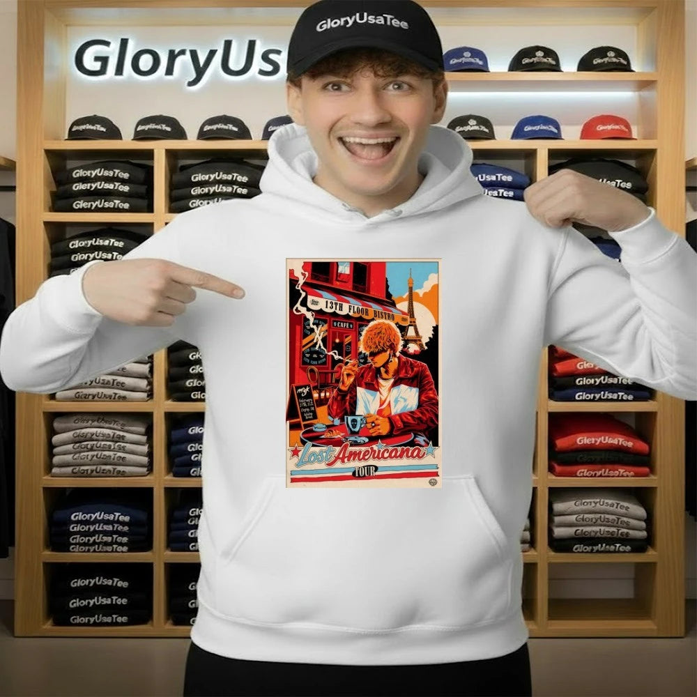Machine Gun Kelly Paris Feb 27 2026 Lost Americana Tour Poster Shirt