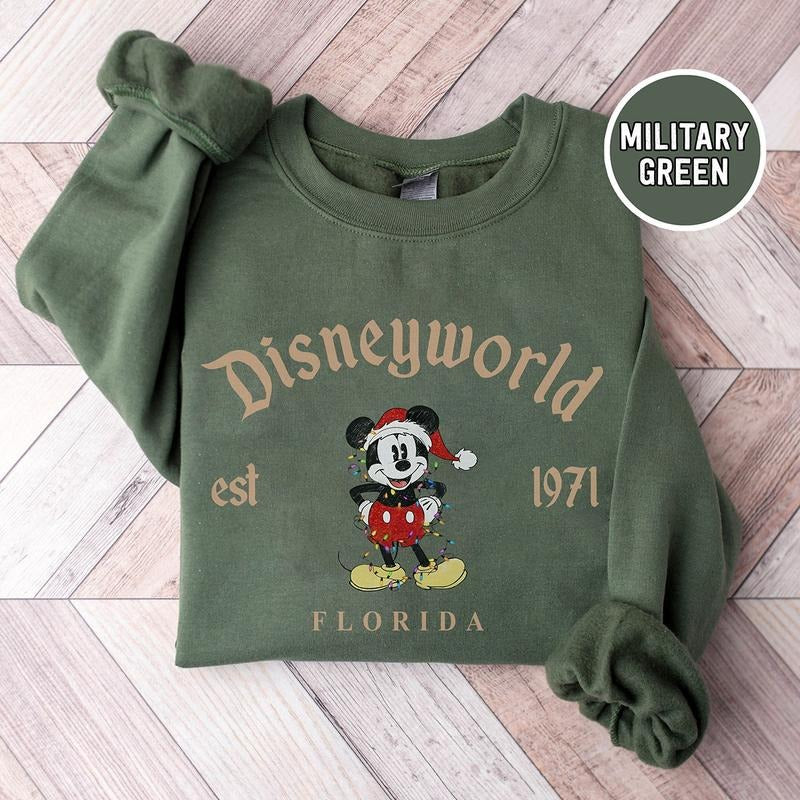 Magic World Christmas Crewneck Sweatshirt, Hoodie, T-shirt | TeeBloomCo.com