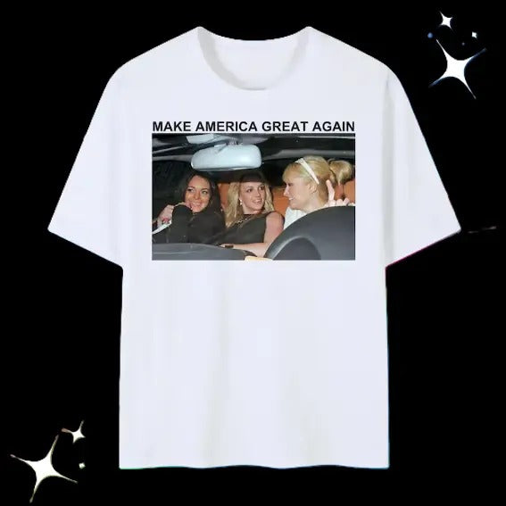 Make America Great Again Tee Summer Trending y2k Streetwear Fashion, Slay Baddie Funny Slogan Top T-shirt Aesthetic...