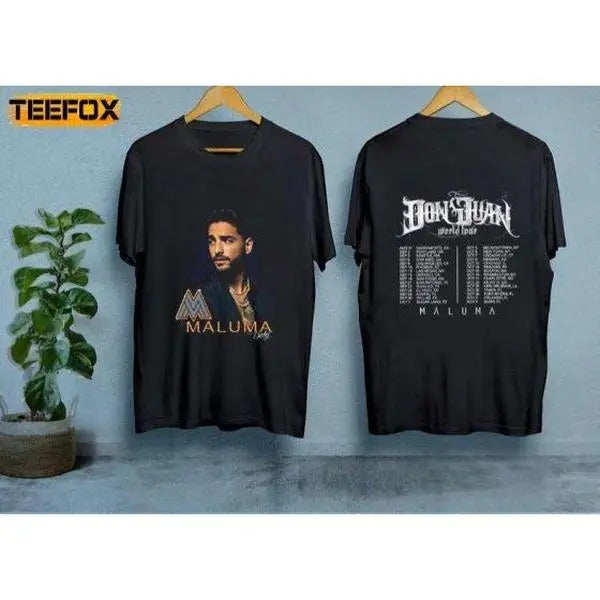 Maluma Don Juan Tour Dates Short-Sleeve T-Shirt Hoodie, Sweatshirt | TeeBloomCo.com