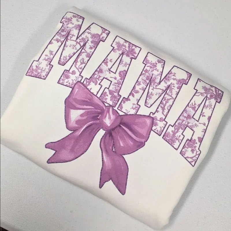 Mama Floral Purple Easter Graphic Tee or Sweatshirt Hoodie | TeeBloomCo.com