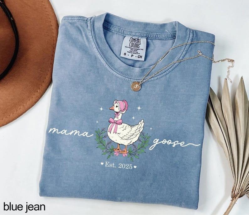 Mama Goose Shirt, Mama Silly Goose Shirt, Auntie Goose Shirt, Mothers Day Gift, Pregnancy Shirt for Mama, Daddy Goose...