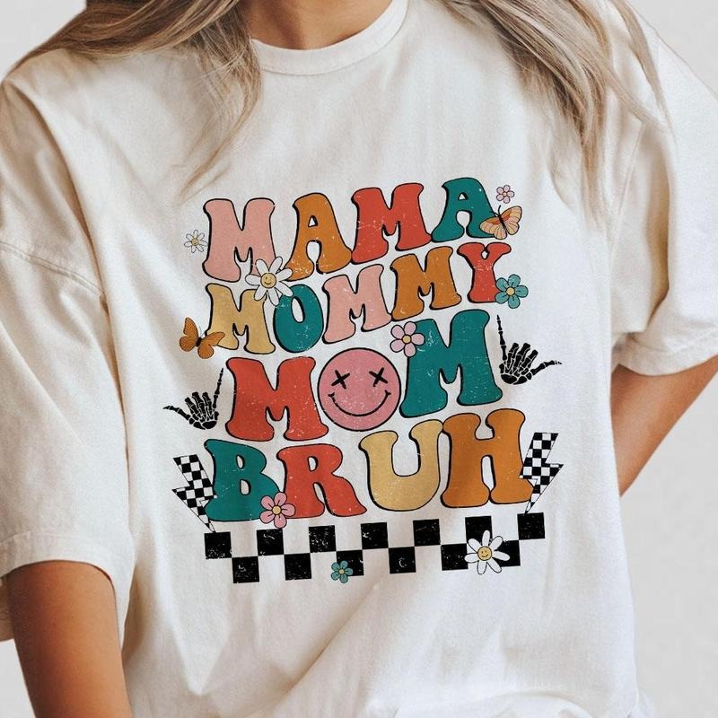 Mama Mommy Mom Bruh Shirt, Funny Mom Comfort Color Shirt, Mama Shirts, Mother's Day Gifts, Gift For Mom, Shirt For Women,...
