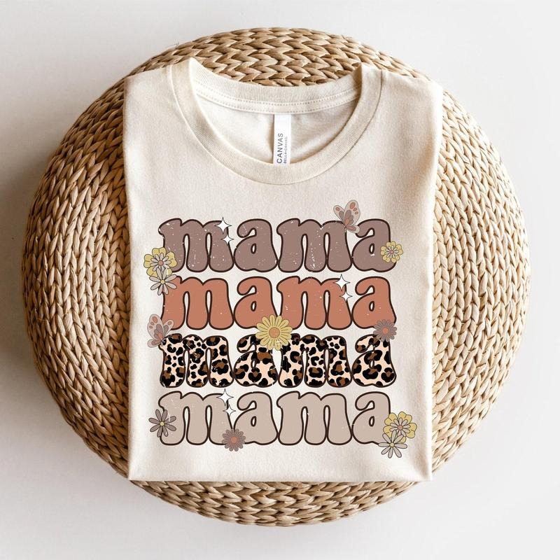 Mama Retro Flower shirt Mama shirt Mama Sweetshirt Hoodie, Sweatshirt | TeeBloomCo.com