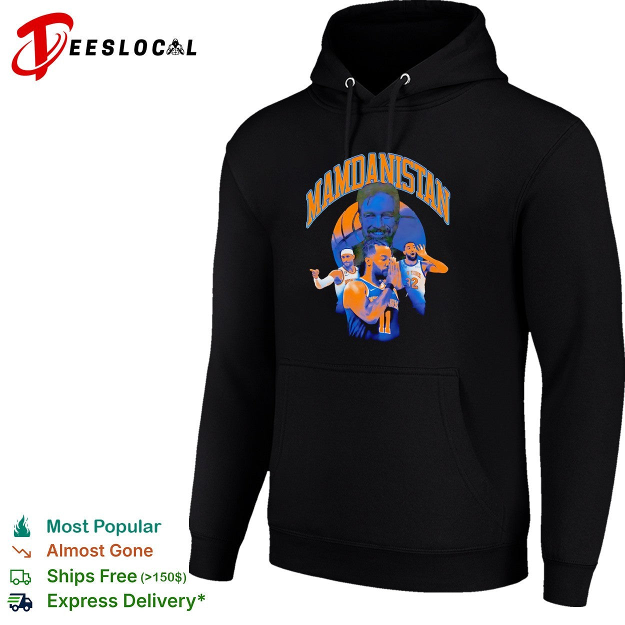 Mamdanistan Jalen Brunson Josh Hart Karl Anthony Towns New York Knicks NBA shirt