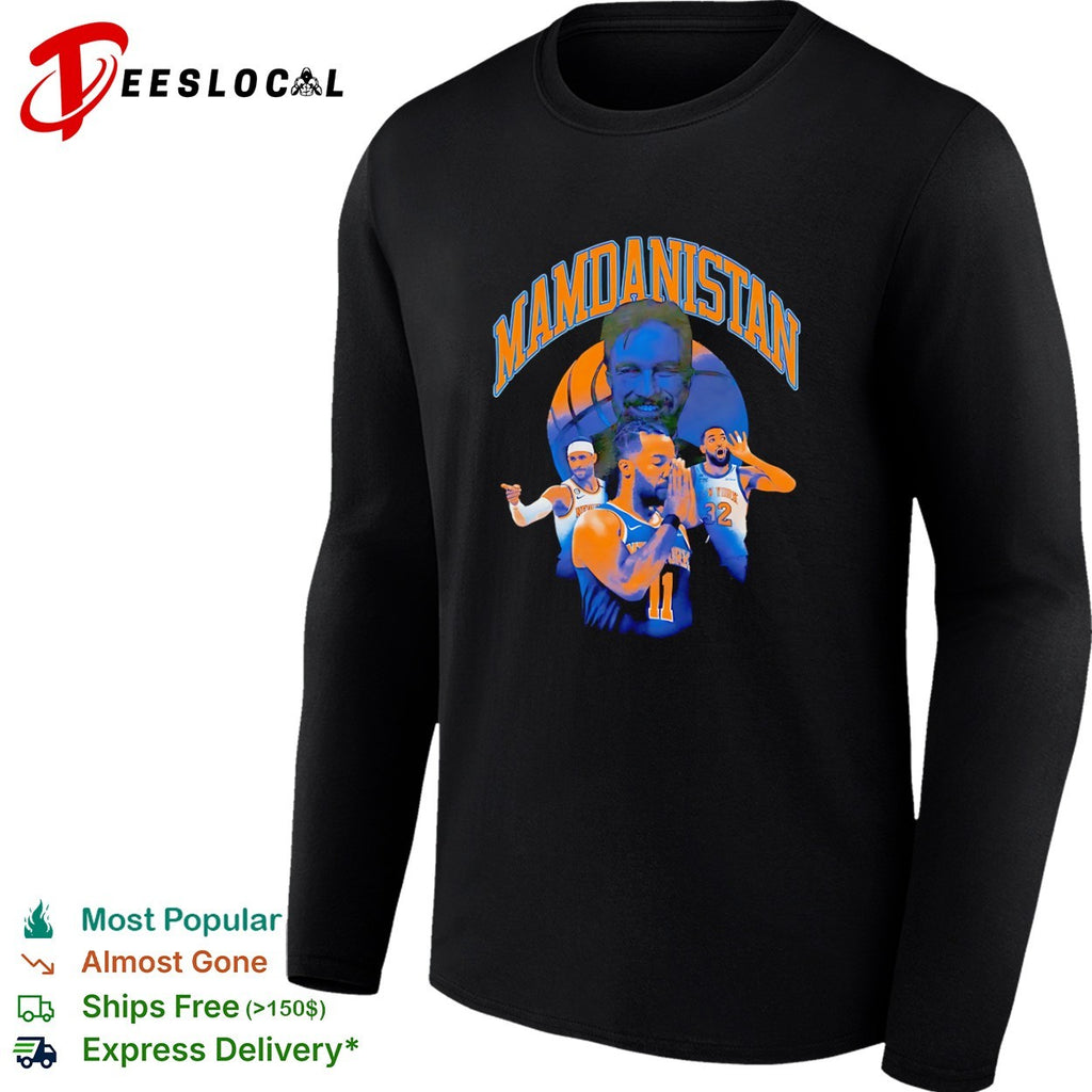 Mamdanistan Jalen Brunson Josh Hart Karl Anthony Towns New York Knicks NBA shirt