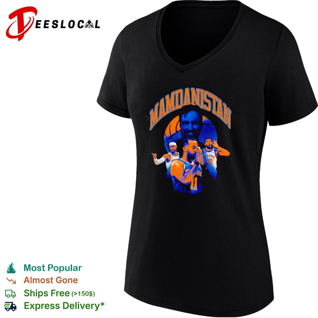 Mamdanistan Jalen Brunson Karl Anthony Towns Josh Hart New York Knicks shirt