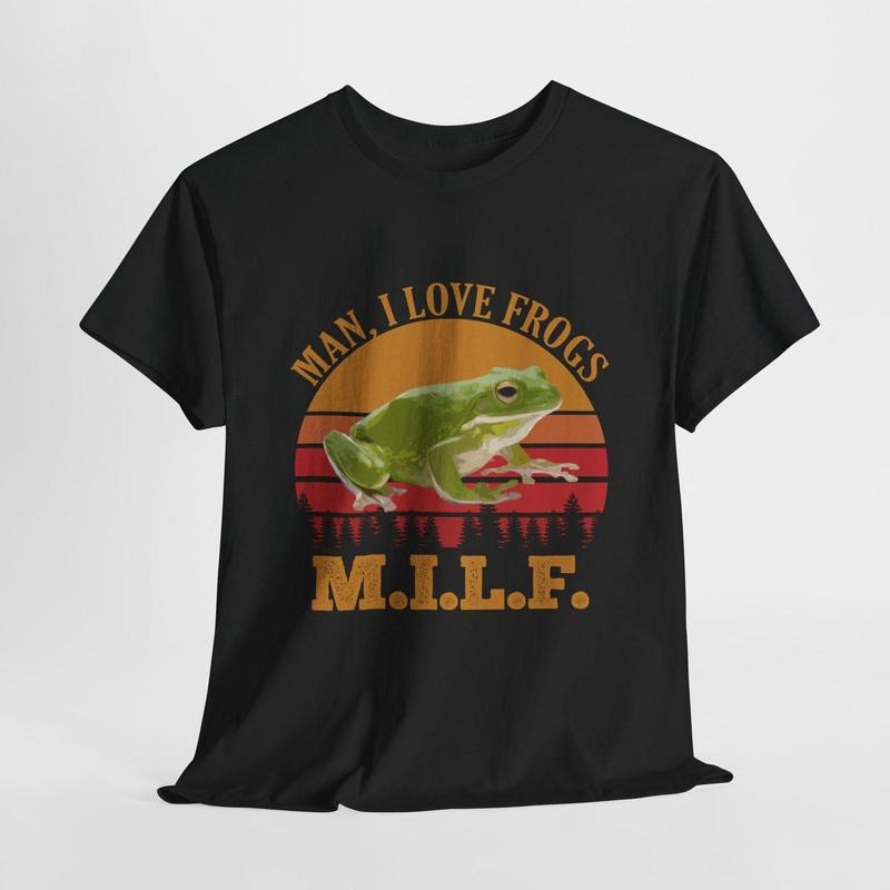 Man I Love Frogs M.I.L.F. Vintage Frog T-Shirtstyle{n002}2 T-Shirts, Hoodie, Sweatshirt | TeeBloomCo.com