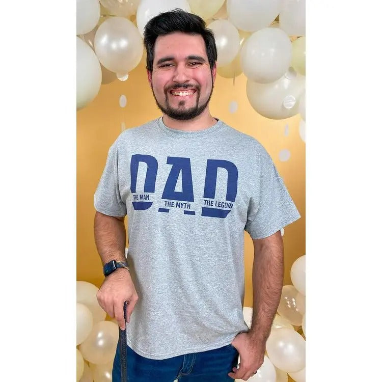 Man, Myth, Legend Dad Graphic T-Shirt Hoodie, Sweatshirt | TeeBloomCo.com