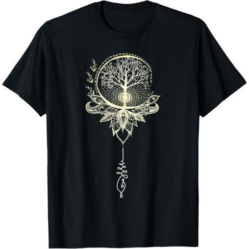 Mandala Lotus Unalome Tree of Life T-Shirt Made in USA Hoodie, Sweatshirt | TeeBloomCo.com