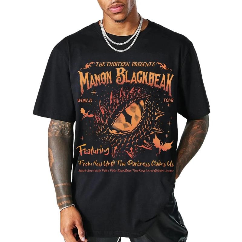 Manon Blackbeak Throne of Glass Comfort Colors Shirt, The Thirteen Shirts, From Now Until The Darkness Claims Us Tee,...